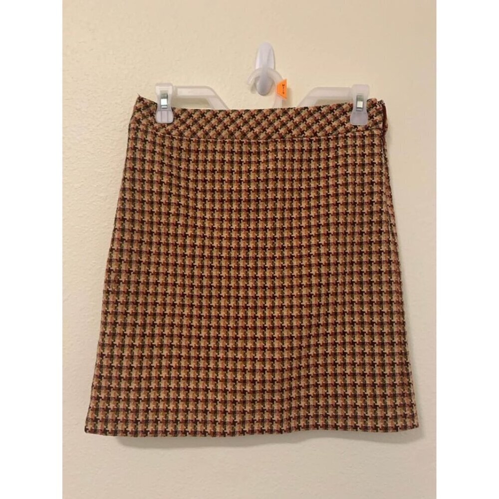 Ann Taylor Loft Retro Lined Tweed Pencil Skirt Women’s Size 6P Petite K7
